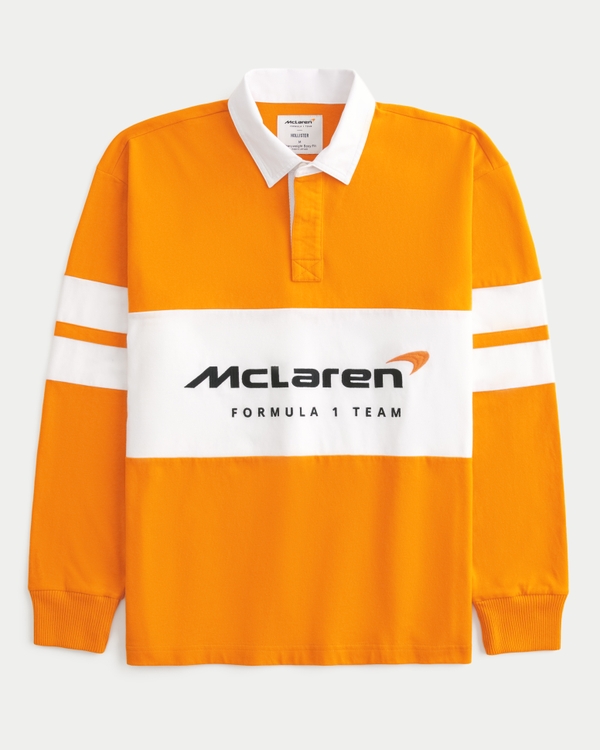 Men's Boxy Heavyweight McLaren Graphic Rugby Polo | Men's Men's Boxy Heavyweight McLaren Graphic Rugby Polo | Men's
