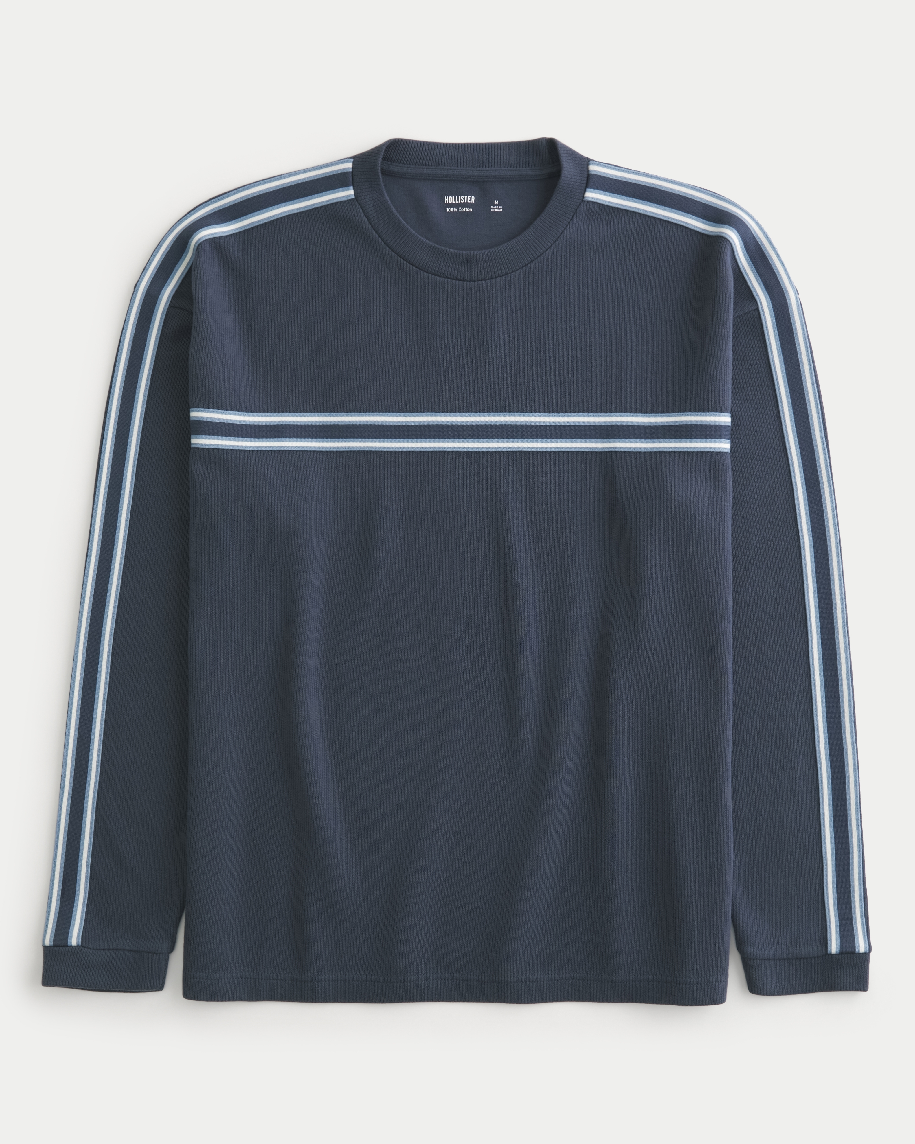 Hollister striped long sleeve hotsell