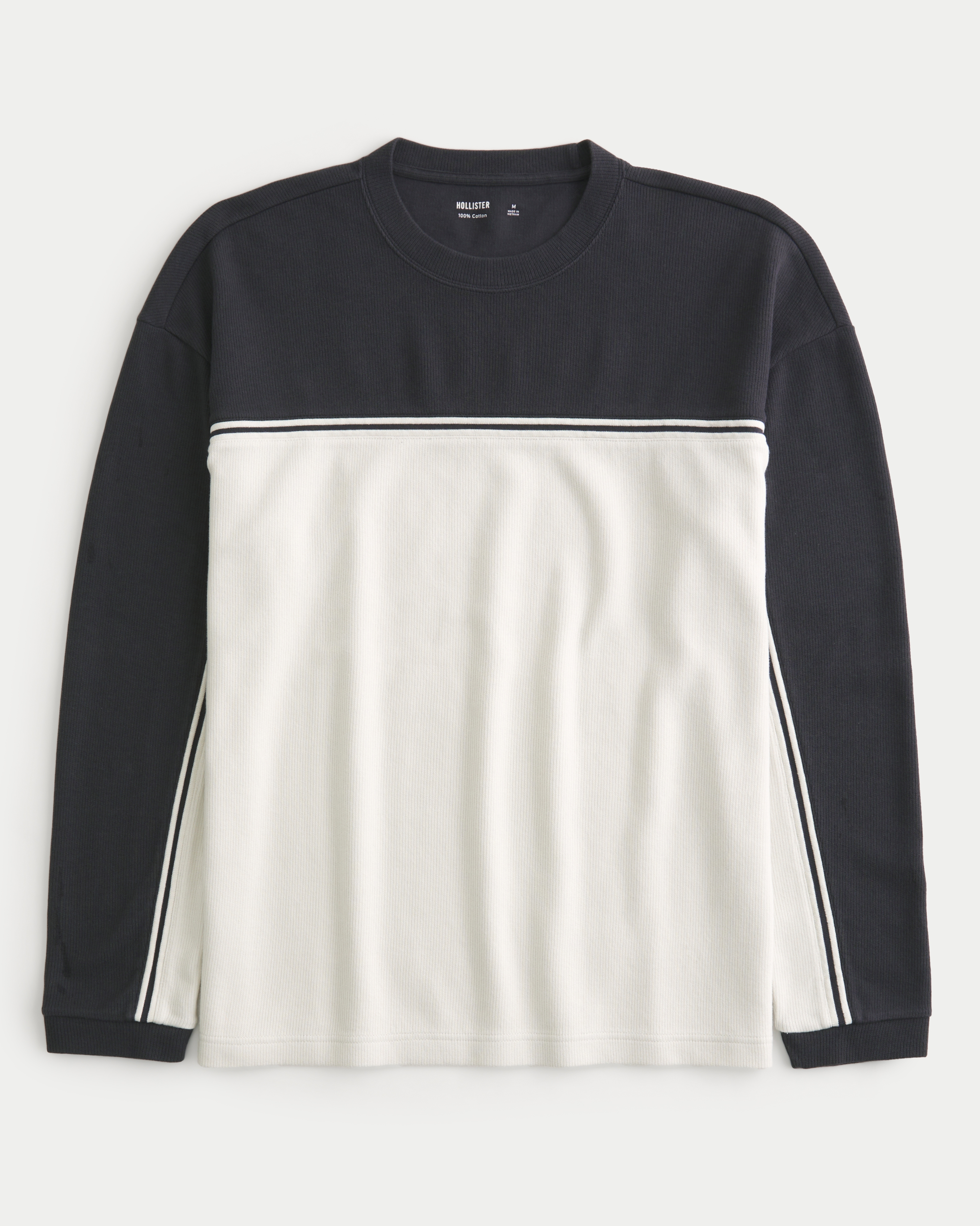 Boxy Long-Sleeve Crew T-Shirt