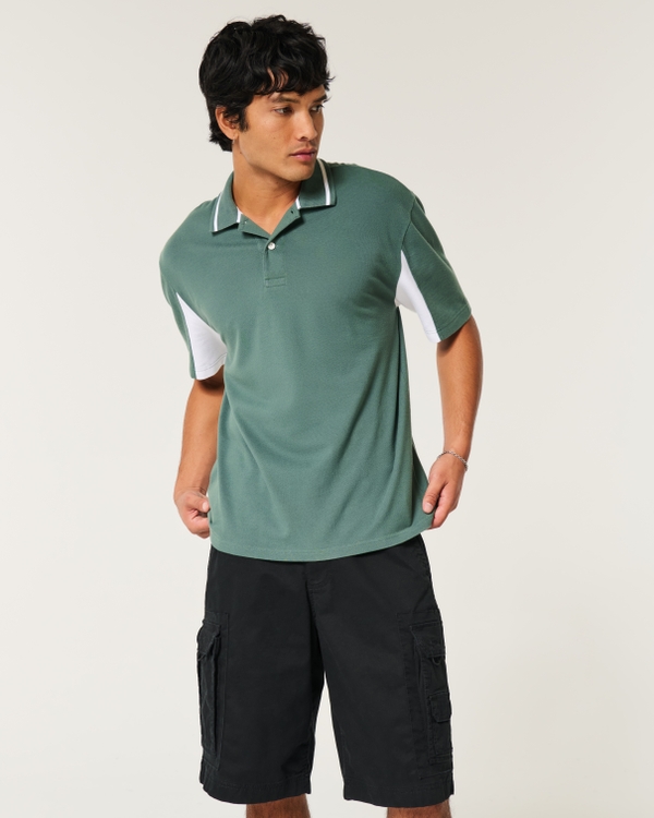 Relaxed Polo, Forest Green