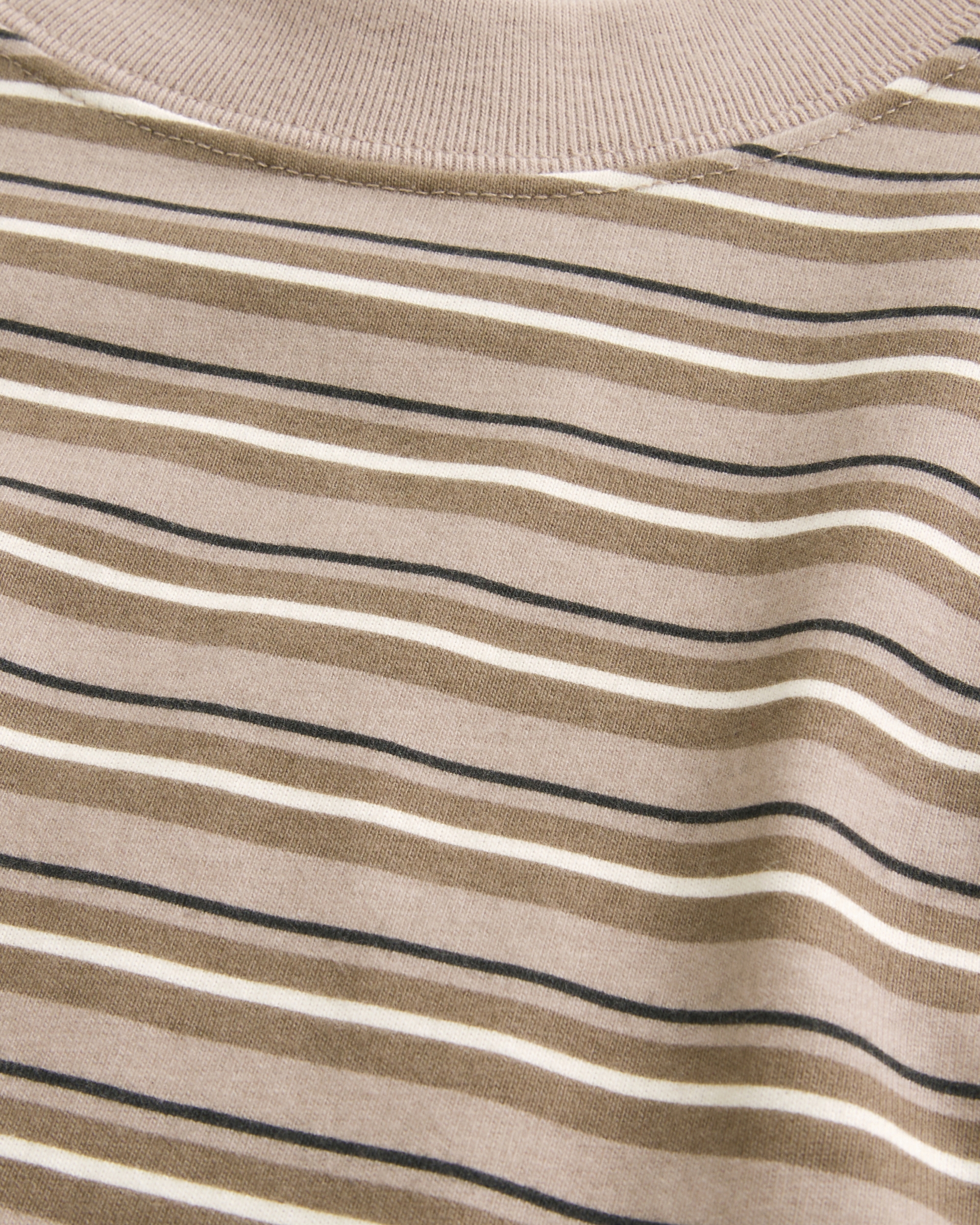 Boxy Heavyweight Cotton Crew T-Shirt