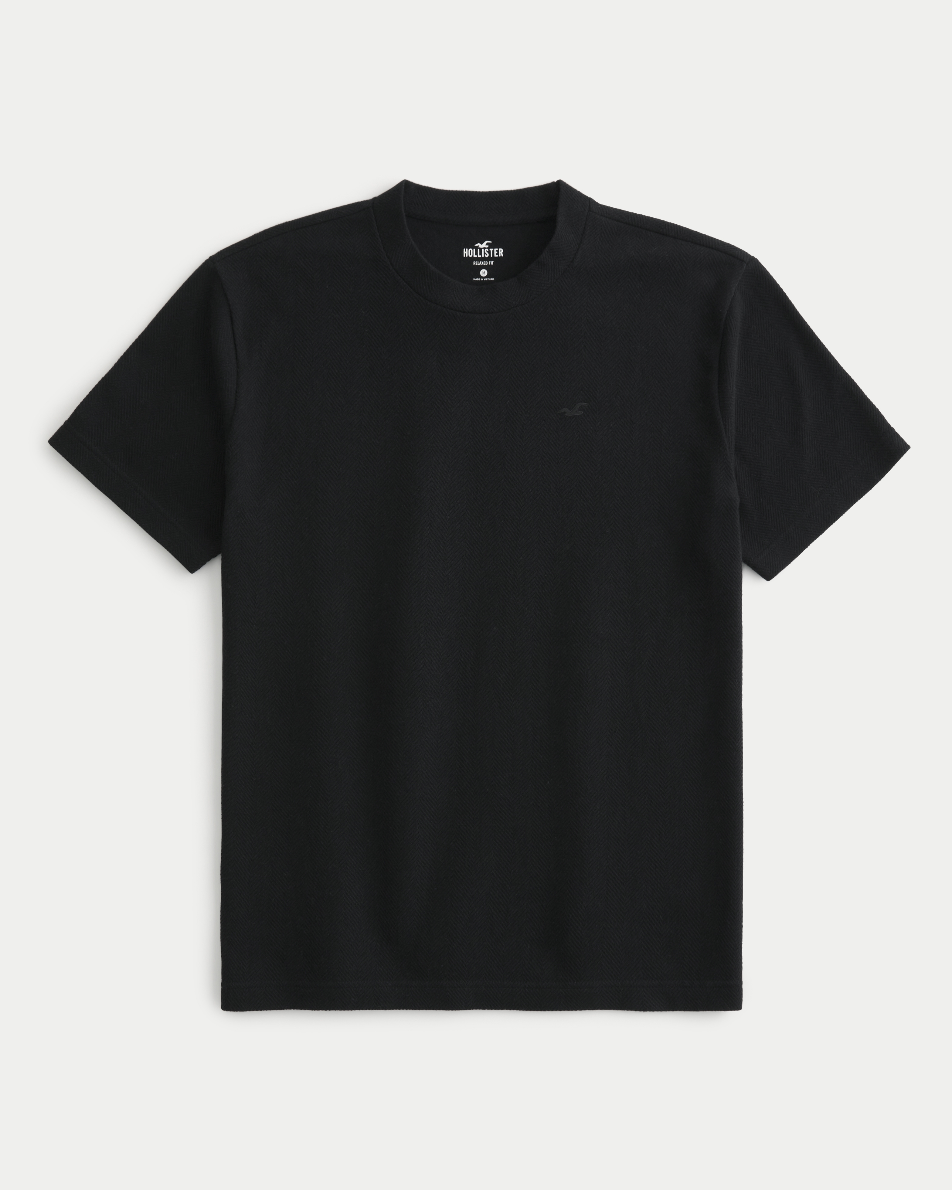 Relaxed Textural Icon Crew T-Shirt