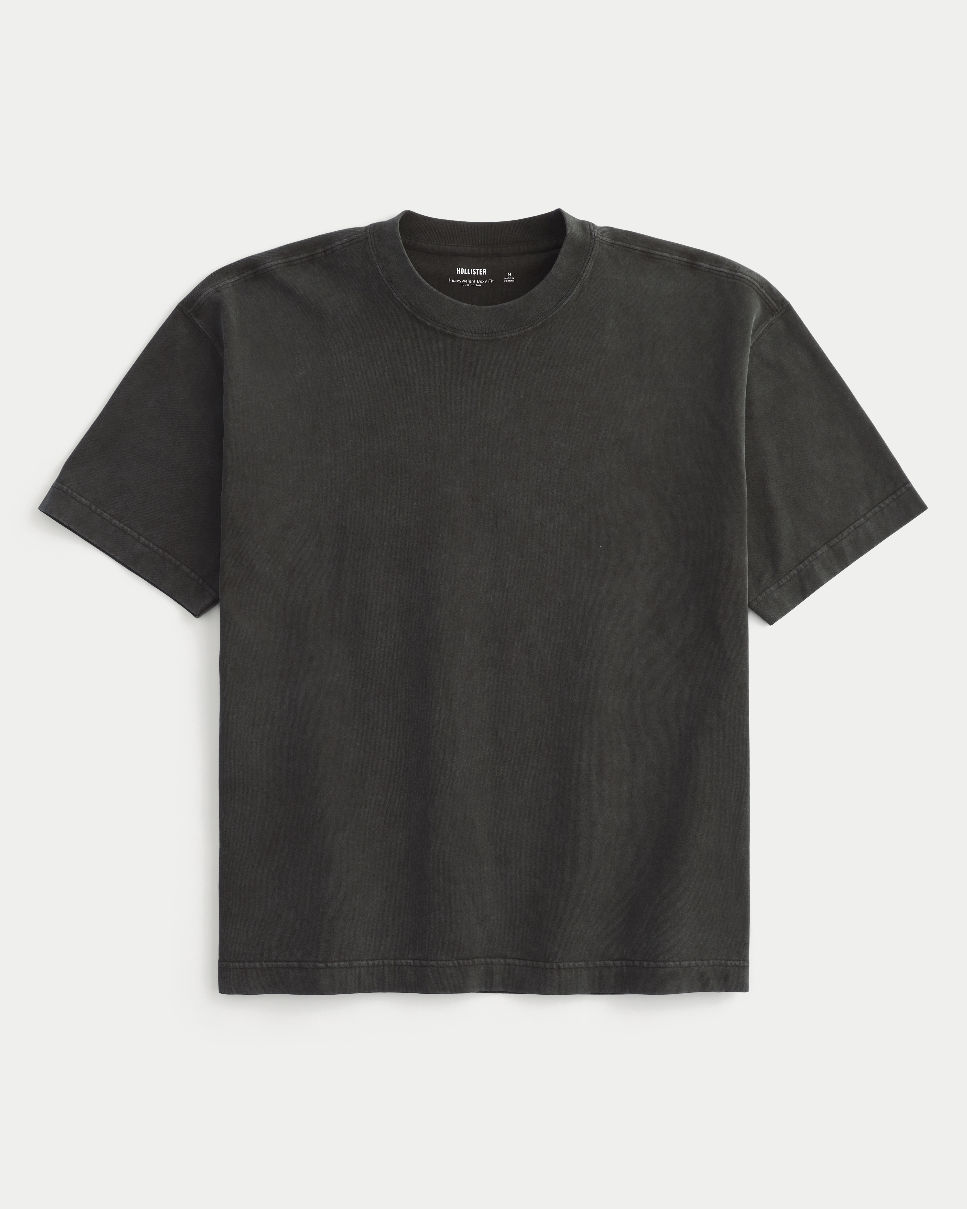 Boxy Heavyweight Washed Crew T-Shirt