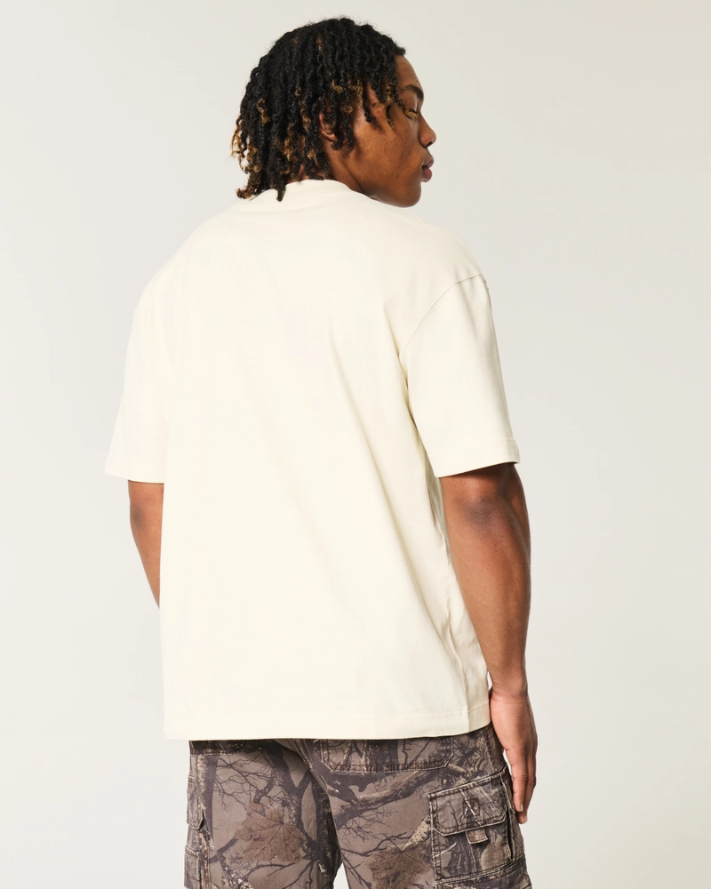 Boxy Heavyweight Pocket Crew T-Shirt