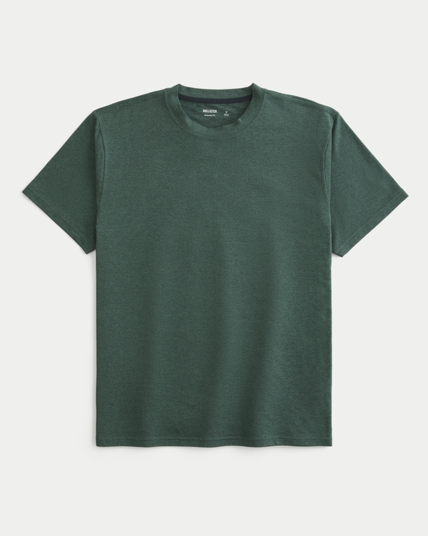 Relaxed Active Crew T-Shirt, Dark Heather Olive view 1
