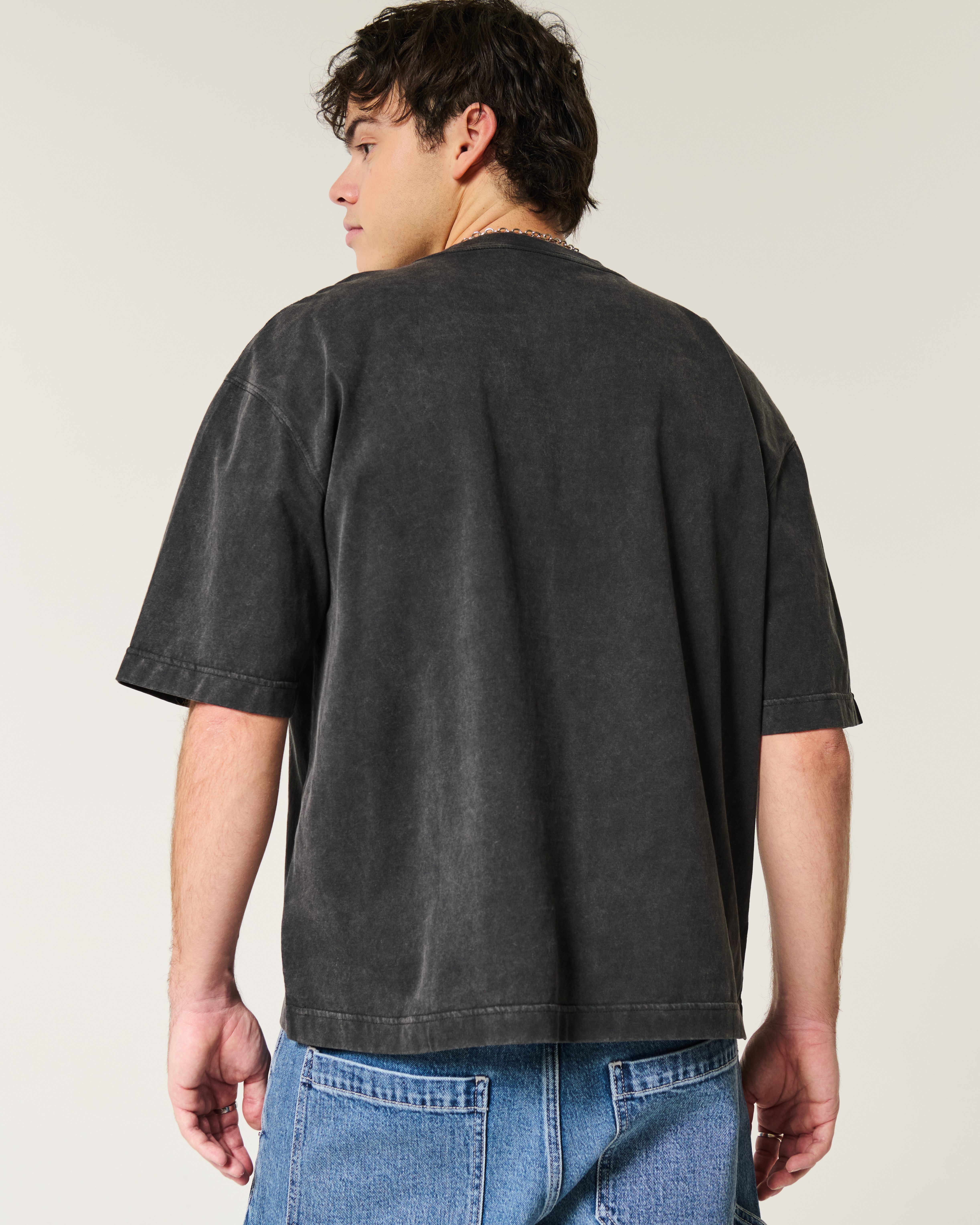 Boxy Heavyweight Crop Crew T-Shirt