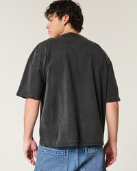 Boxy Heavyweight Crop Crew T-Shirt