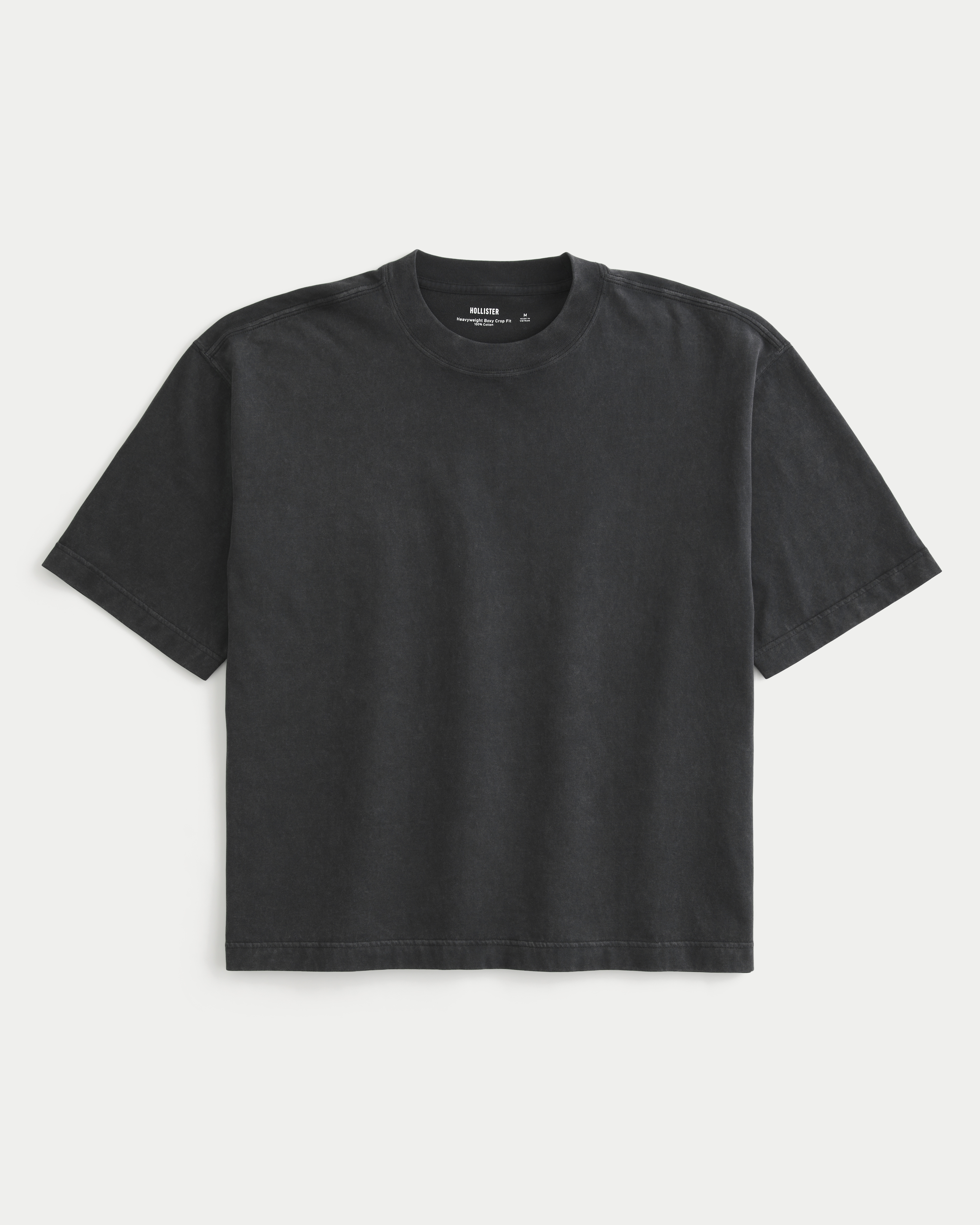Boxy Heavyweight Crop Crew T-Shirt