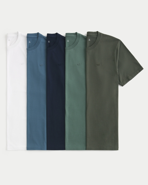 Icon Crew T-Shirt 5-Pack, Multi view 1