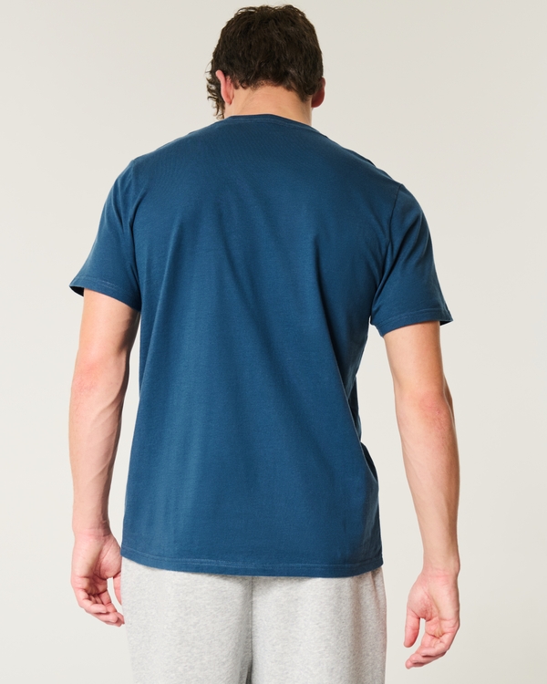 Icon Crew T-Shirt, Dark Teal view 2