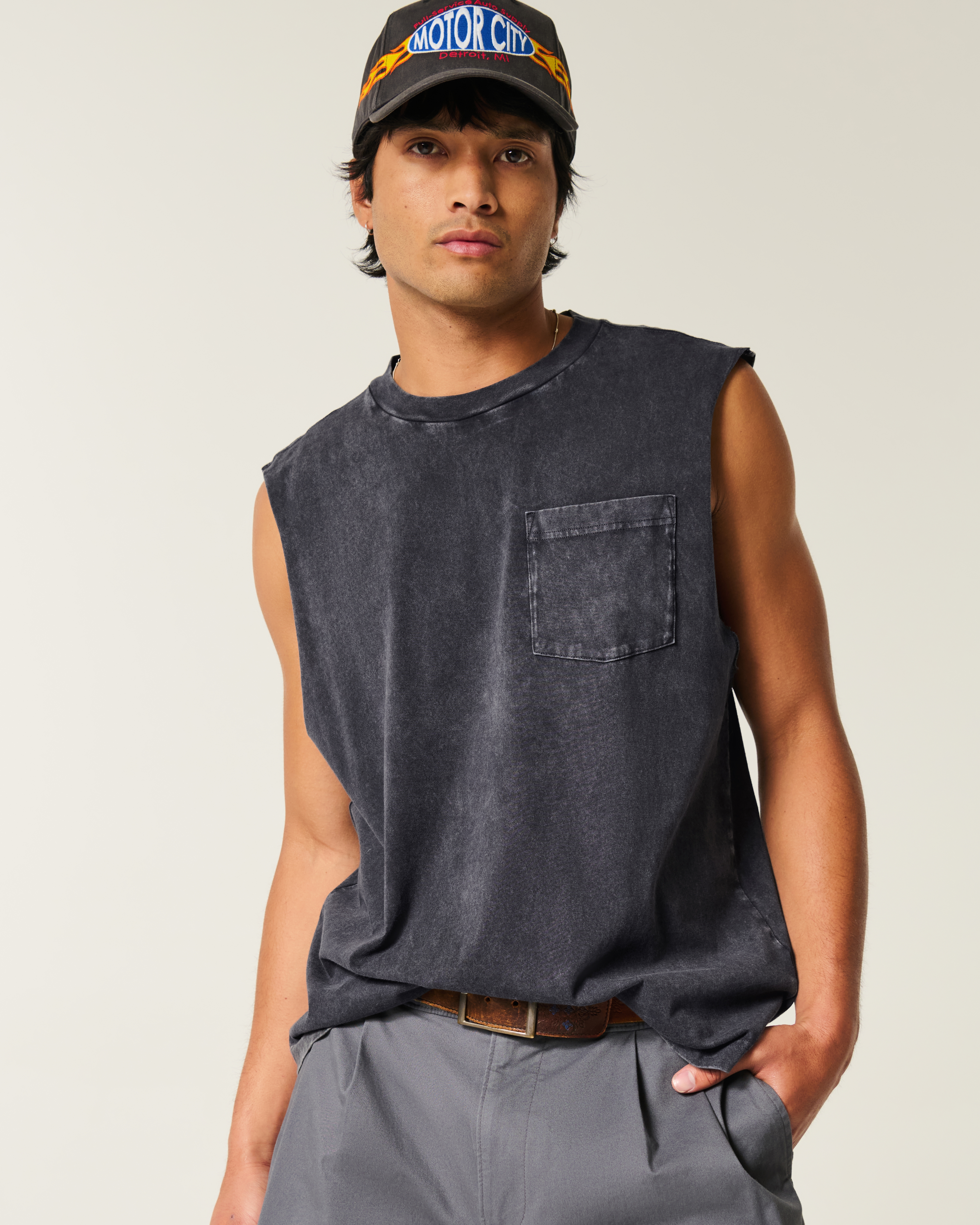 Boxy Pocket Cutoff Tank