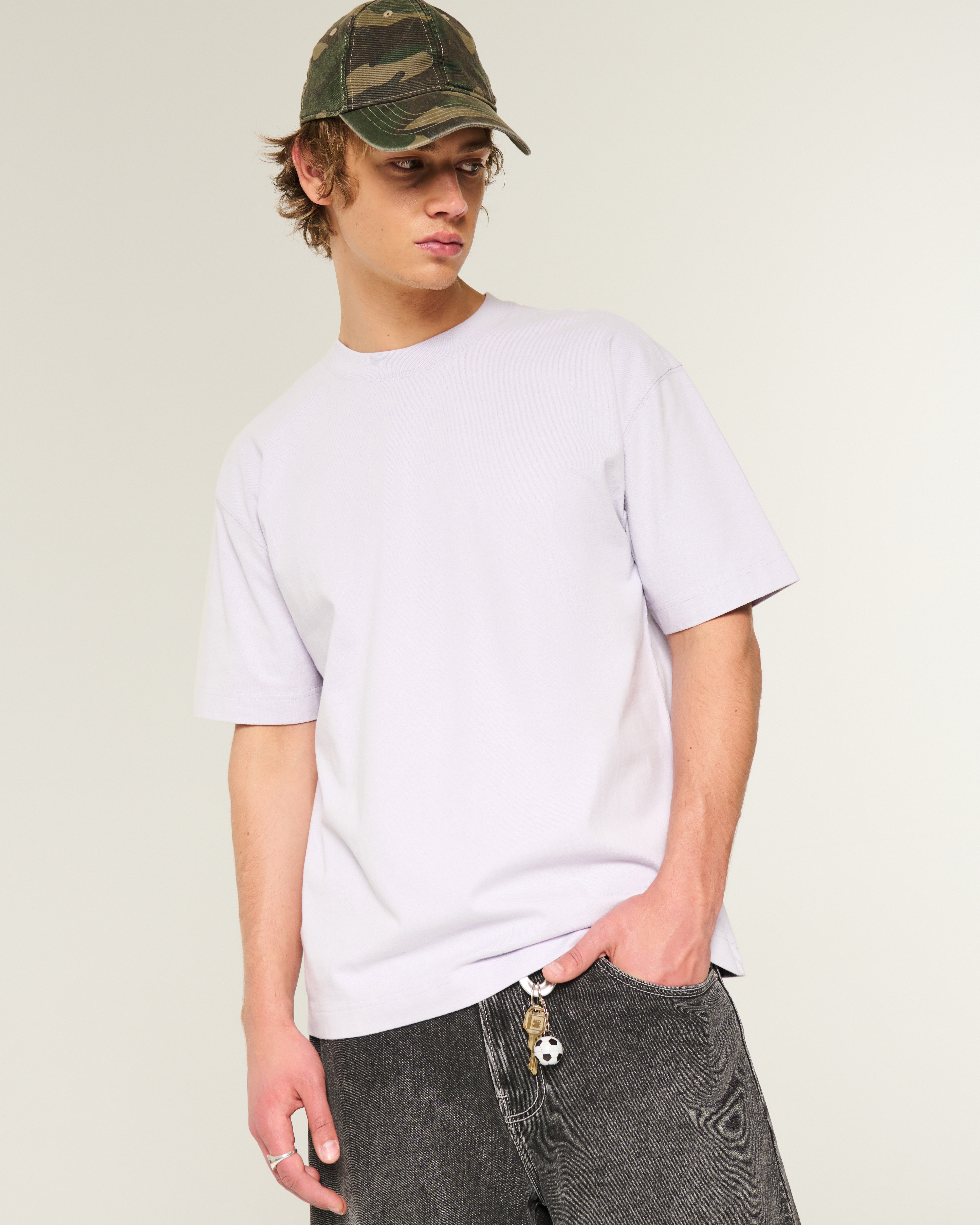 Boxy Heavyweight Crew T-Shirt