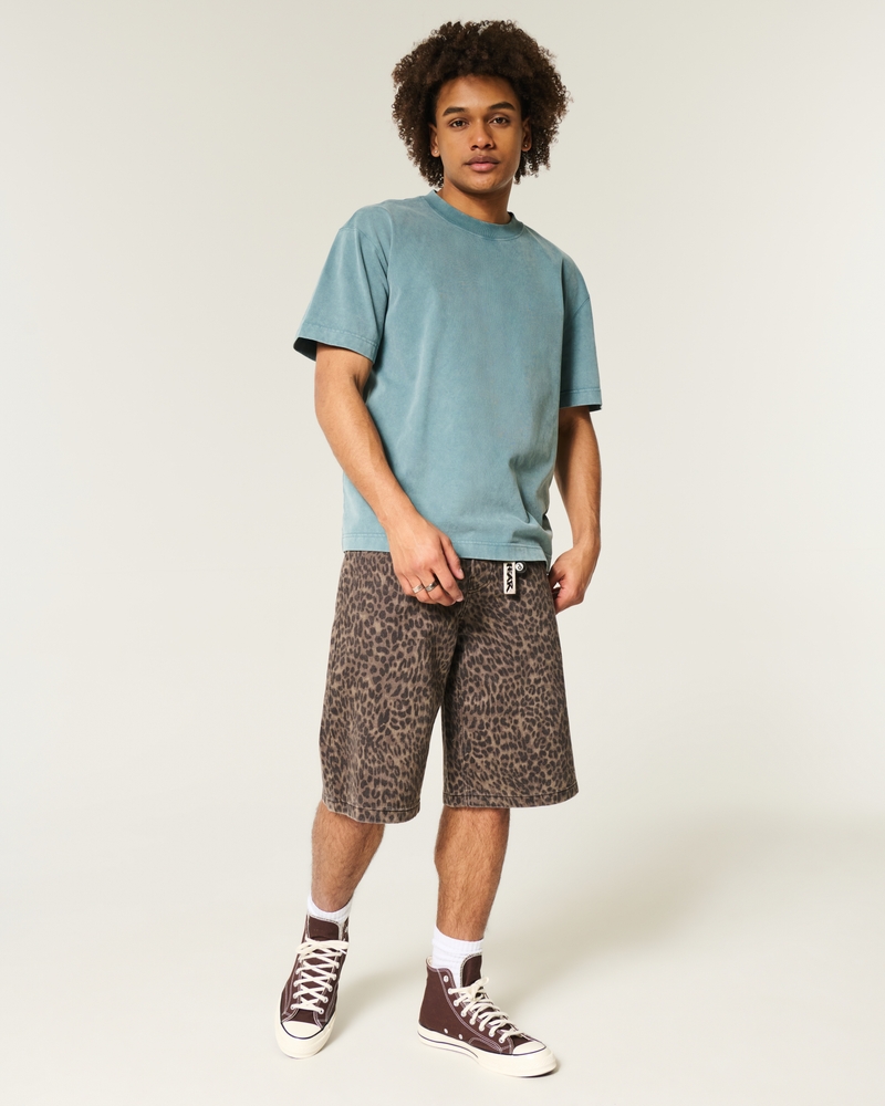 Boxy Heavyweight Washed Crew T-Shirt