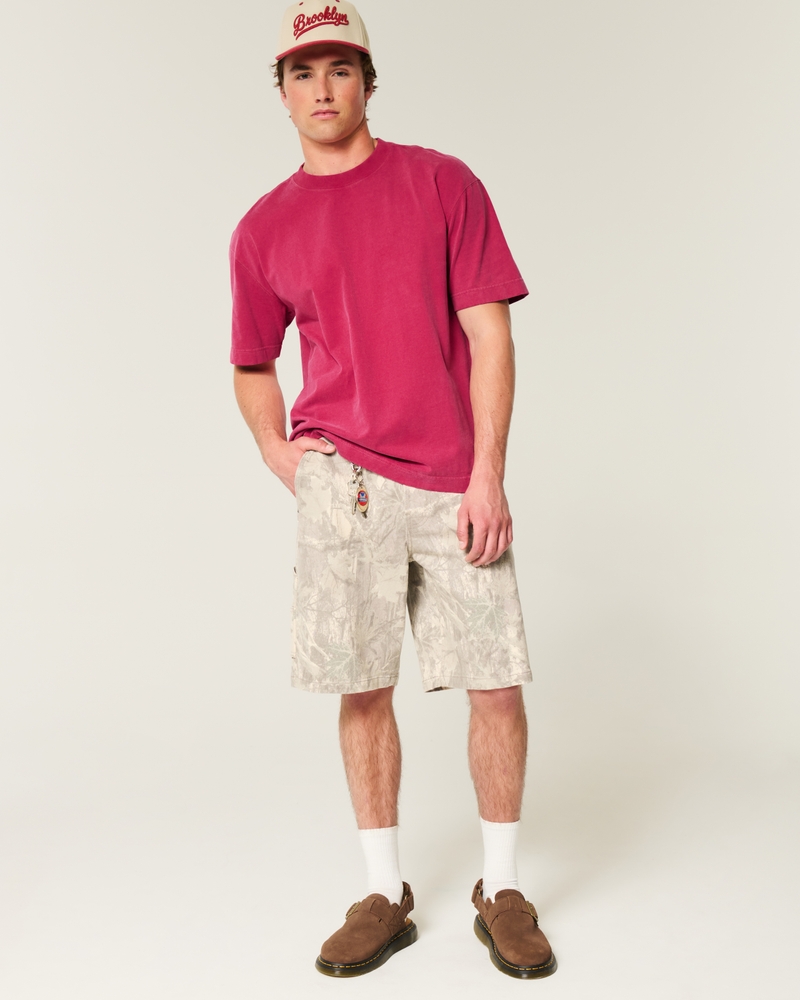 Boxy Heavyweight Washed Crew T-Shirt