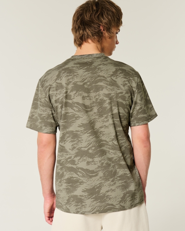 Relaxed Camo Cooling Tee, Olive Pattern view 2