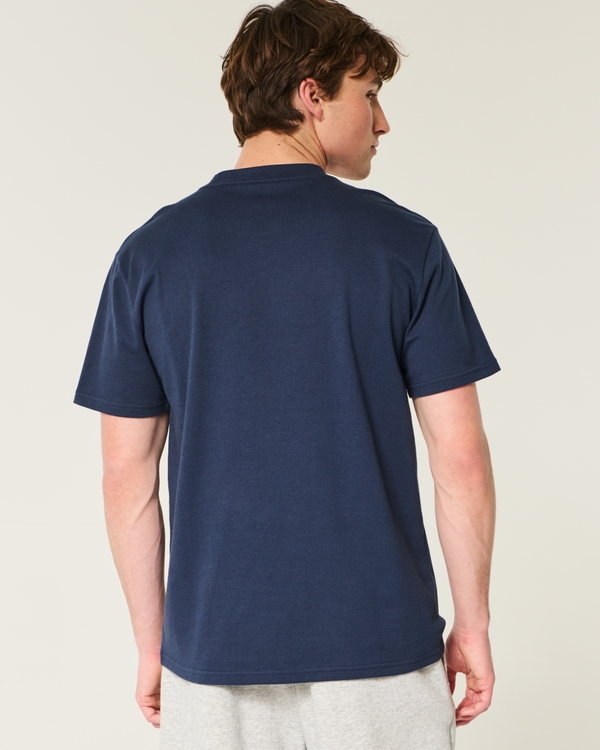 Relaxed Cooling Tee, Navy view 2