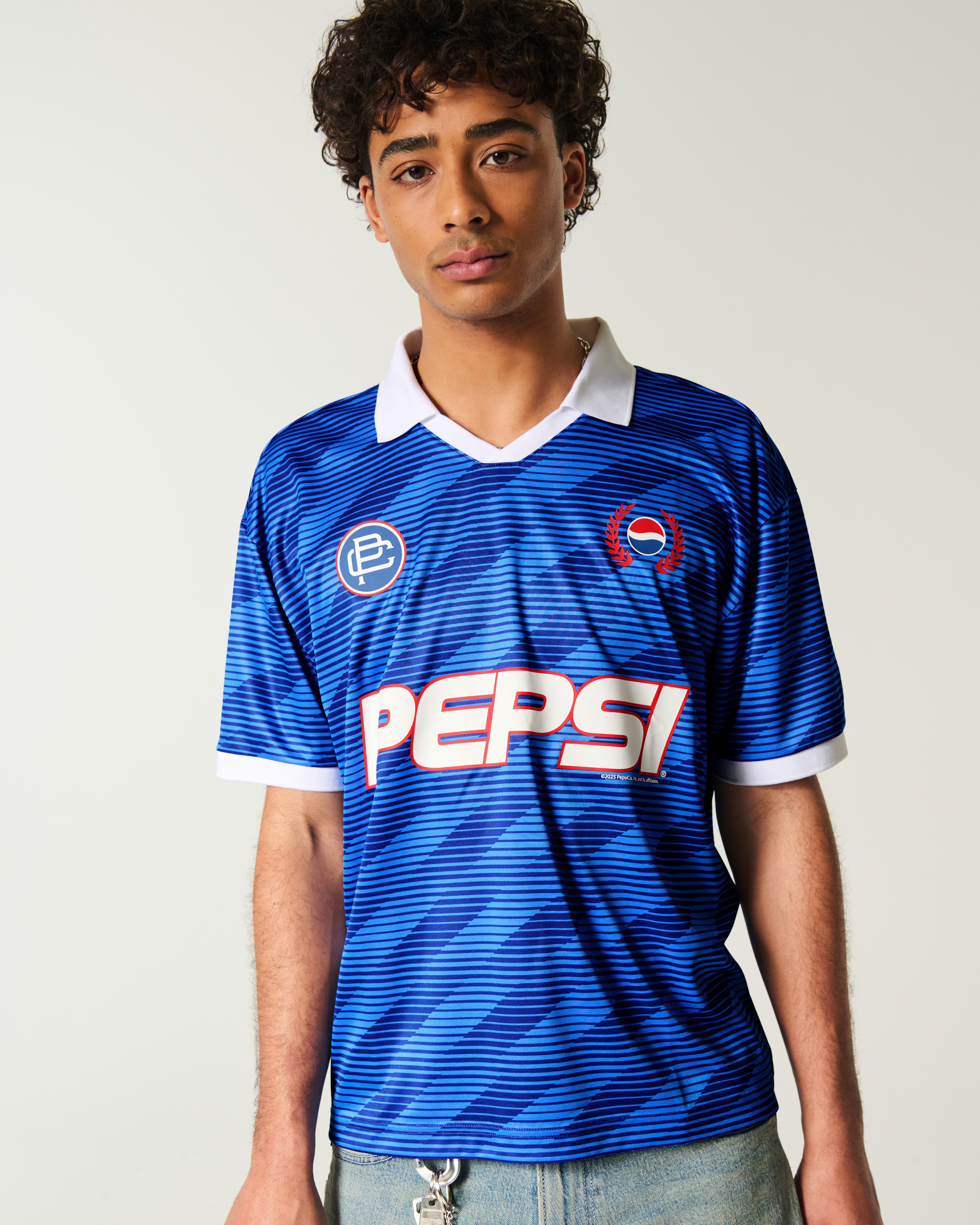 Boxy Pepsi Graphic Jersey