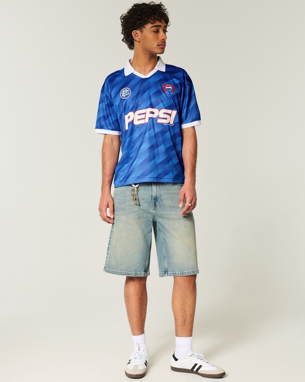 Men's Boxy Pepsi Graphic Jersey | Men's Clearance | HollisterCo.com