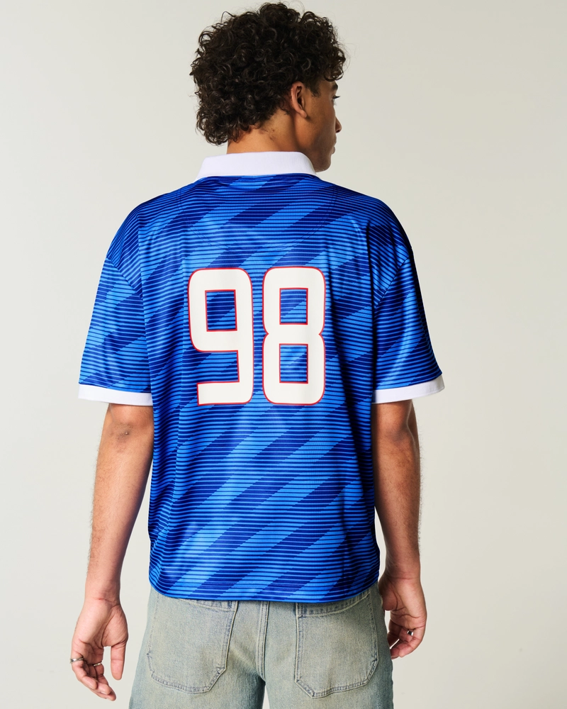 Boxy Pepsi Graphic Soccer Jersey