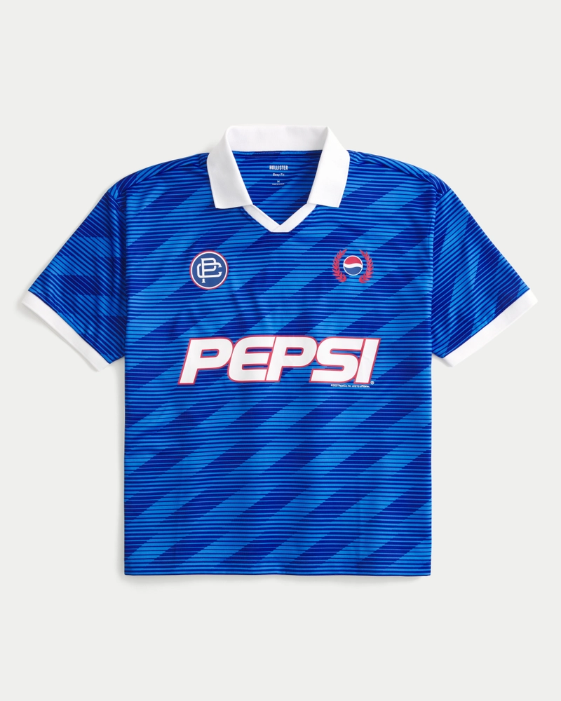 Boxy Pepsi Graphic Soccer Jersey