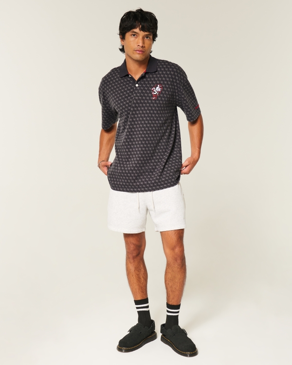 Boxy The Ohio State University Buckeyes Graphic Polo, Dark Gray Pattern view 2