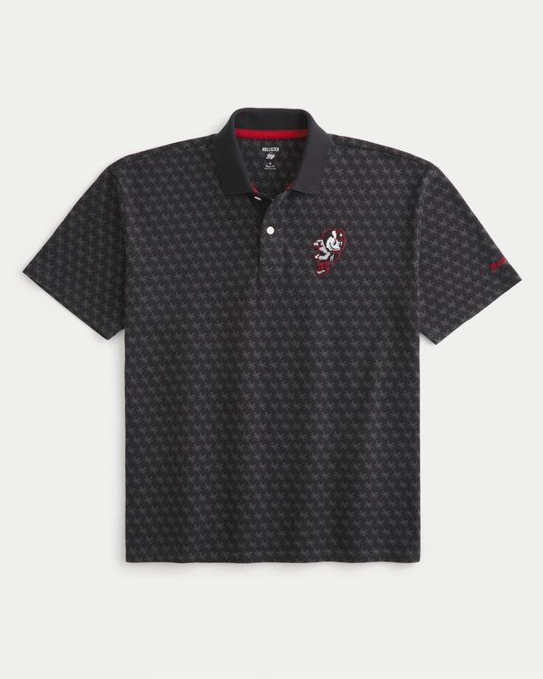Boxy The Ohio State University Buckeyes Graphic Polo, Dark Gray Pattern view 1