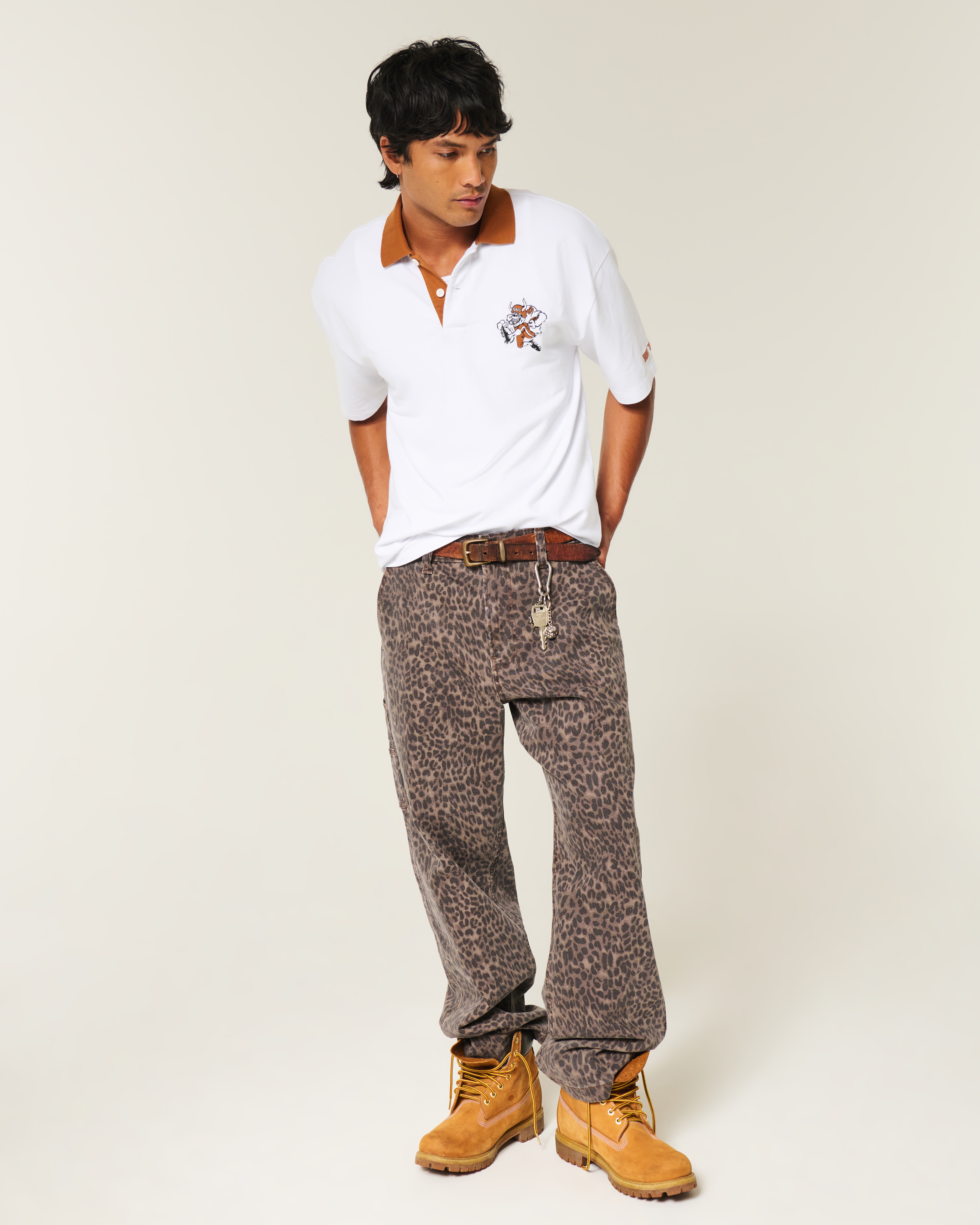 Boxy University of Texas at Austin Longhorns Graphic Polo