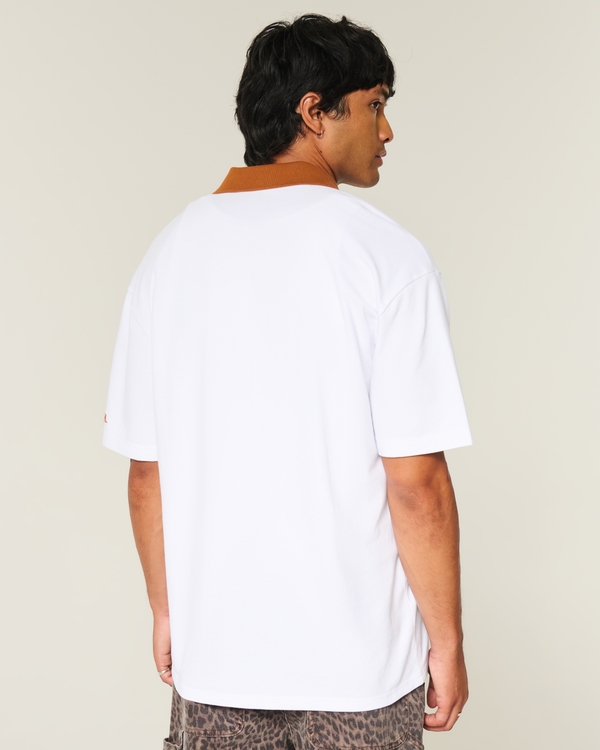 Boxy University of Texas at Austin Longhorns Graphic Polo