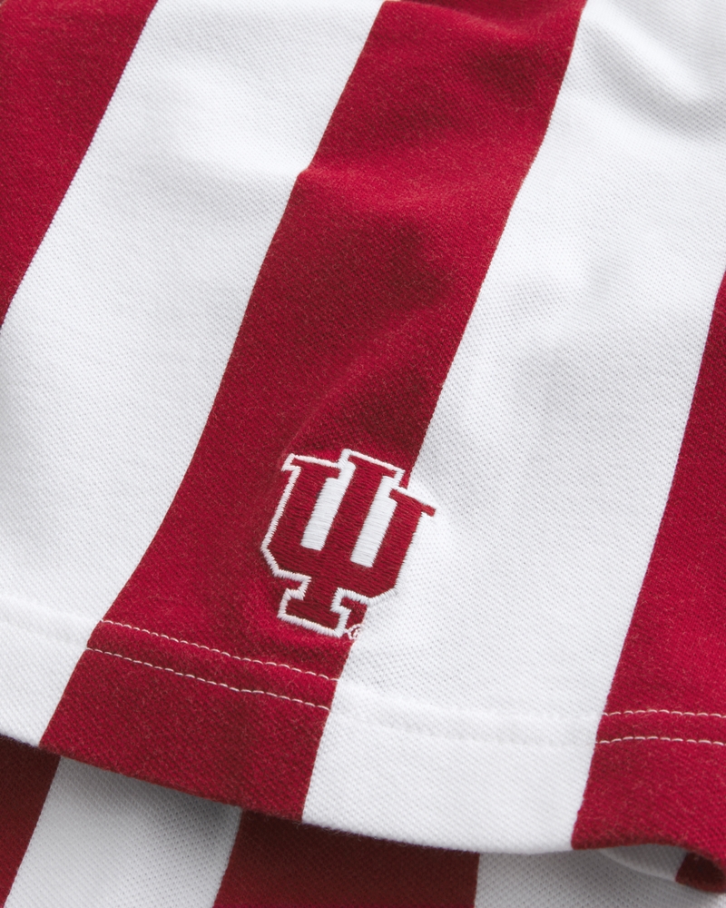 Boxy Indiana University Hoosiers Graphic Polo