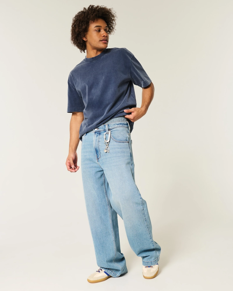 Boxy Heavyweight Washed Crew T-Shirt