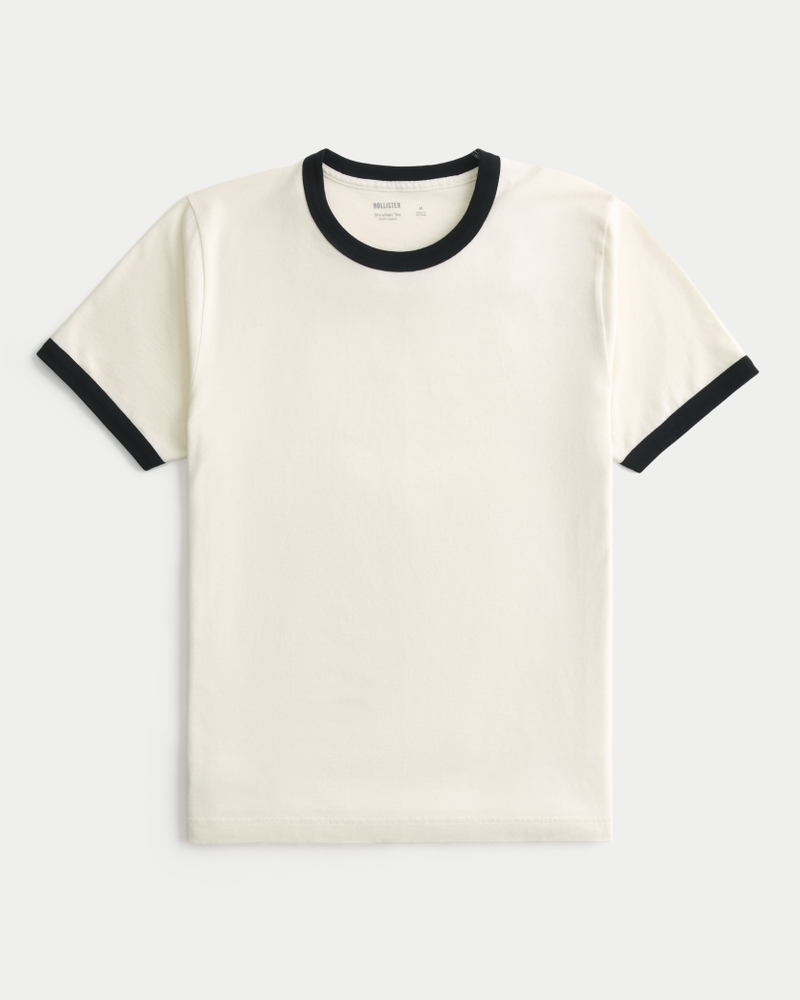 Men's Shrunken Ringer Tee | Men's Tops | HollisterCo.com