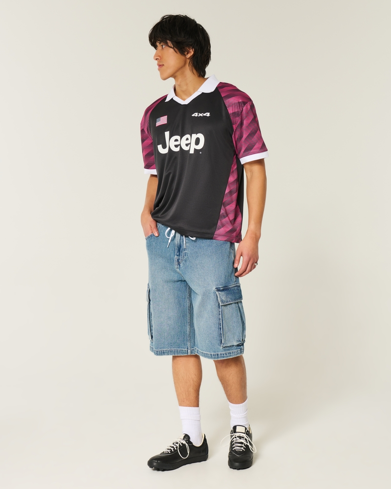 Boxy Jeep Graphic Soccer Jersey