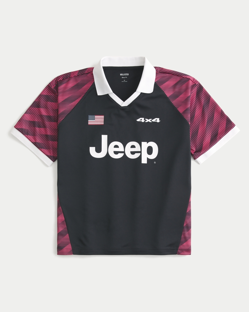Boxy Jeep Graphic Soccer Jersey