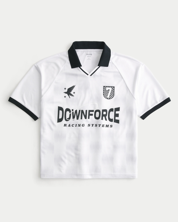 Boxy Downforce Graphic Soccer Jersey