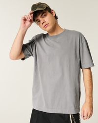 Boxy Washed Heavyweight Crew T-Shirt