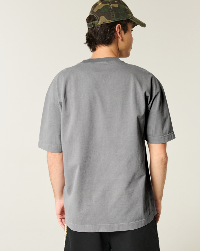Boxy Washed Heavyweight Crew T-Shirt