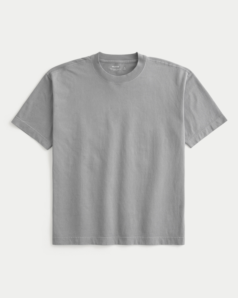 Boxy Washed Heavyweight Crew T-Shirt