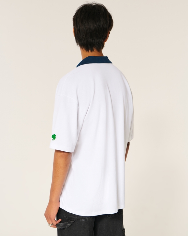 Boxy University of Notre Dame Fighting Irish Graphic Polo