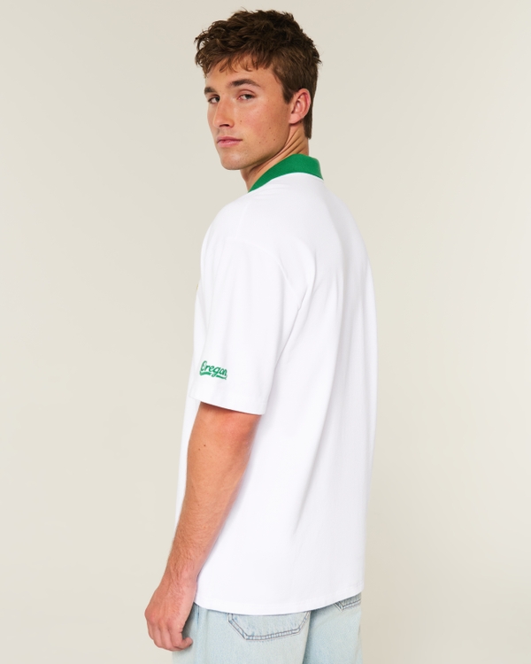 Boxy University of Oregon Ducks Graphic Polo