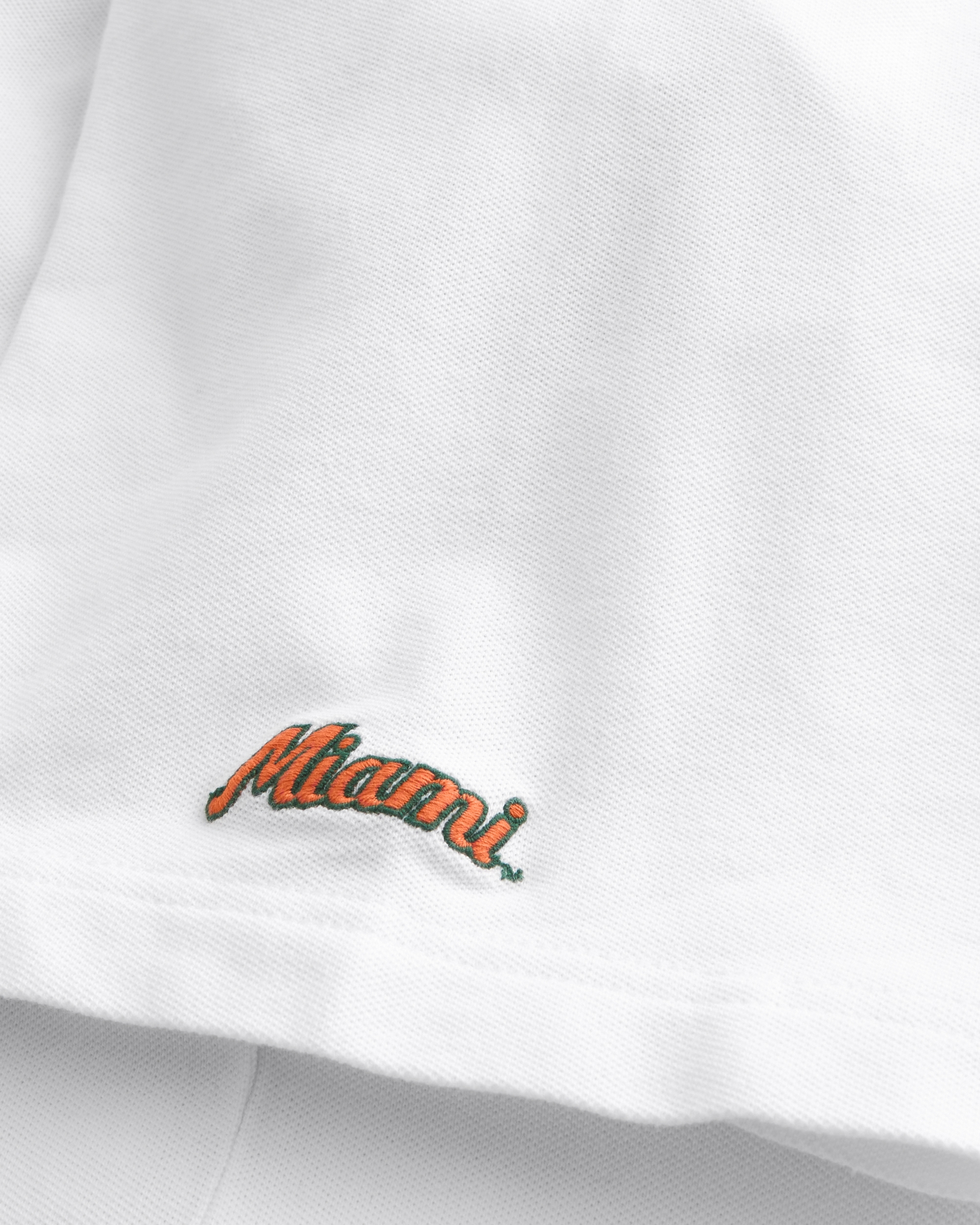 Boxy University of Miami Hurricanes Graphic Polo