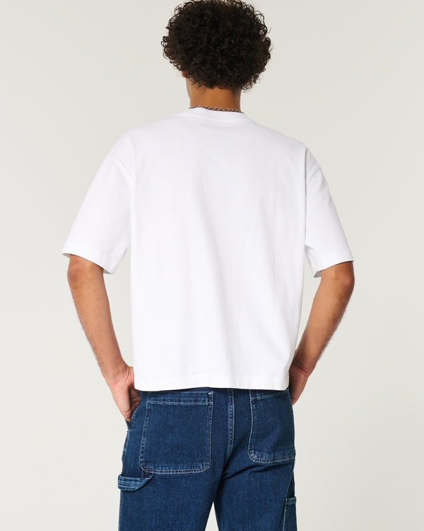 Boxy Heavyweight Crop Crew T-Shirt