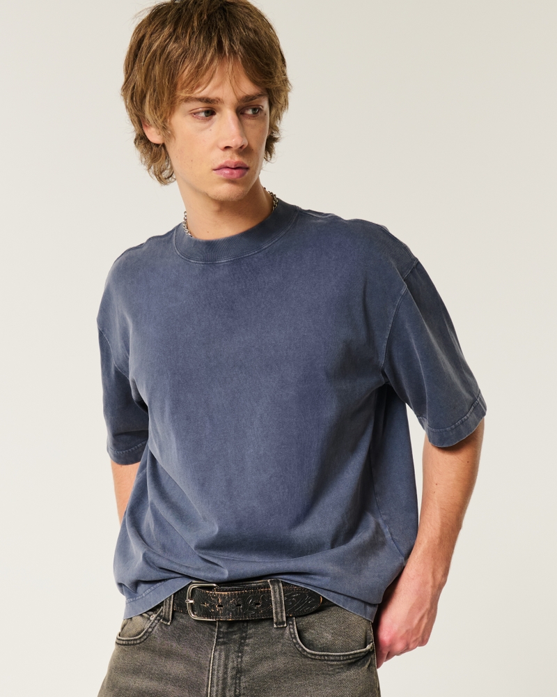 Long-Sleeve Waffle Henley