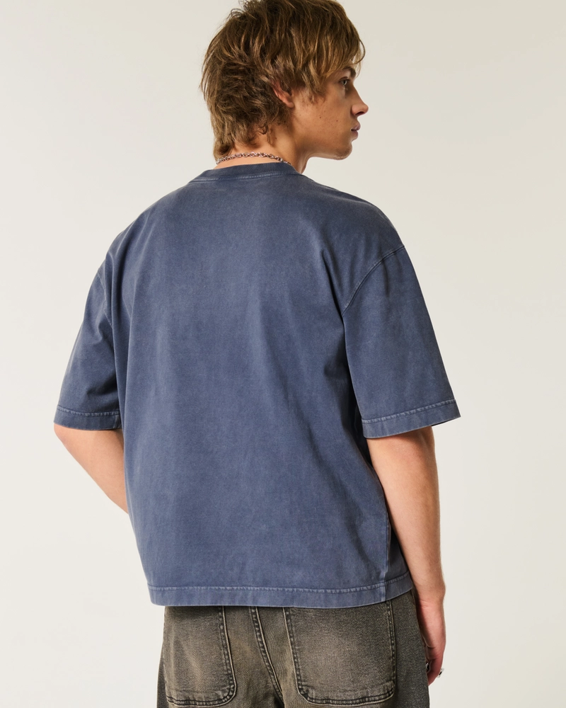 Boxy Heavyweight Crop Crew T-Shirt