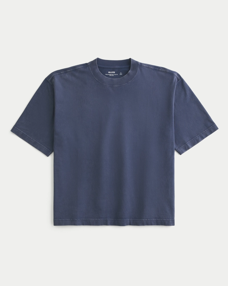 Boxy Heavyweight Crop Crew T-Shirt