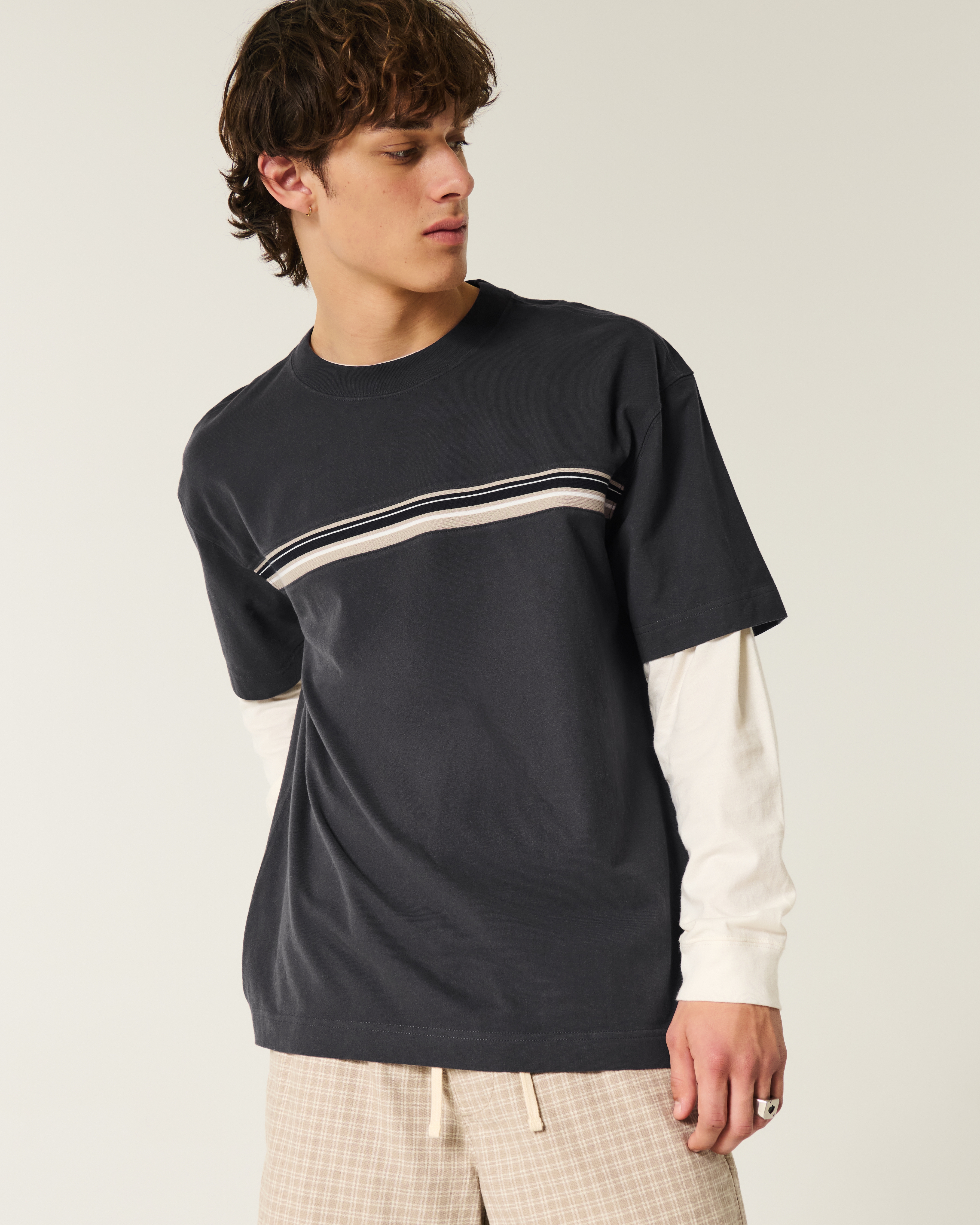 Boxy Heavyweight Tape Crew T-Shirt