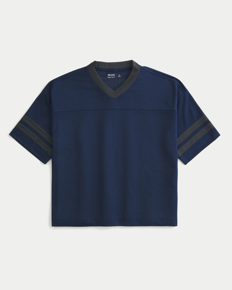 Baggy Crop Football Jersey