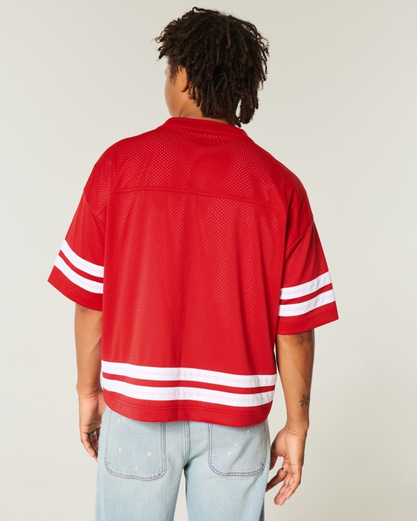 Baggy Crop Football Jersey