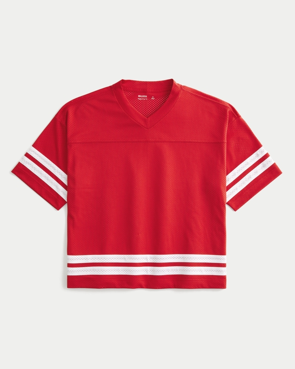 Baggy Crop Football Jersey