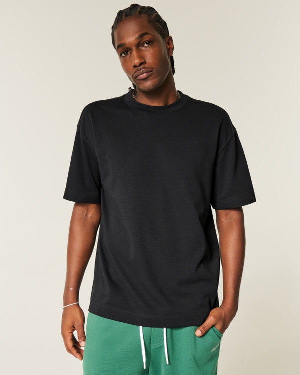 Boxy Cooling Tee, Black view 1