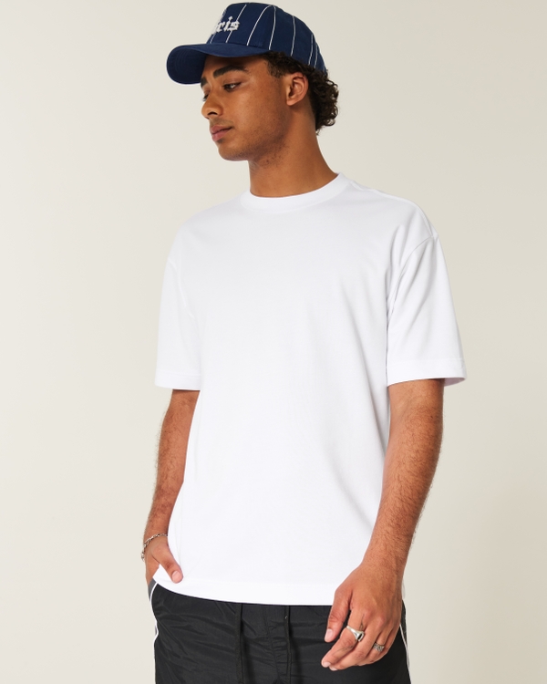 Boxy Cooling Tee, White view 1